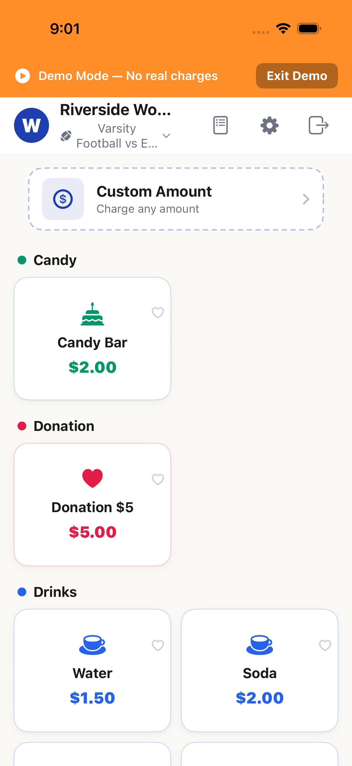 Browse the Menu